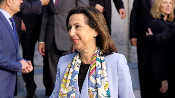 Margarita Robles a la salida de un congreso de la OTAN en Bruselas Margarita Robles a la salida de un congreso de la OTAN en Bruselas