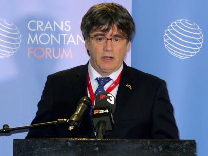 Carles Puigdemont, en Ginebra.