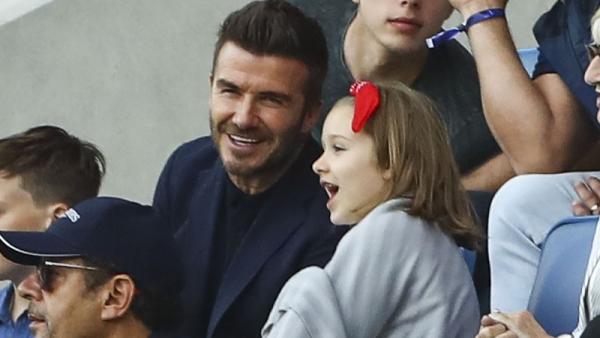 DAVID BECKHAM Y SU HIJA HARPER DAVID BECKHAM Y SU HIJA HARPER