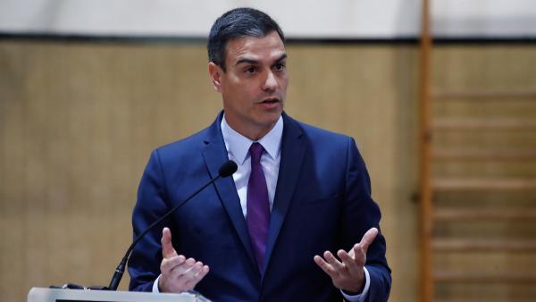 El presidente del Gobierno, Pedro Sánchez, durante el acto de despedida, en el Consejo Superior de Deportes , de la Selección Femenina de Baloncesto, que disputa el Campeonato de Europa 2019 en Letonia y Serbia. El presidente del Gobierno, Pedro Sánchez, durante el acto de despedida, en el Consejo Superior de Deportes , de la Selección Femenina de Baloncesto, que disputa el Campeonato de Europa 2019 en Letonia y Serbia.