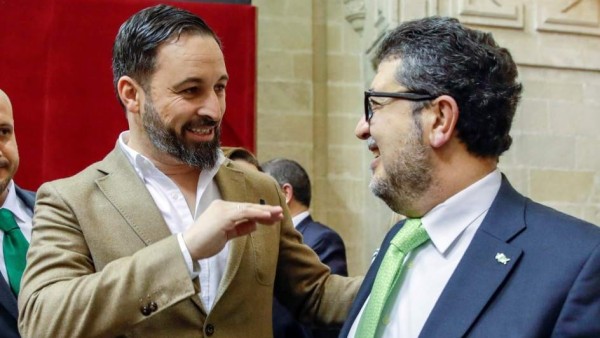 Santiago Abascal y Francisco Serrano Santiago Abascal y Francisco Serrano