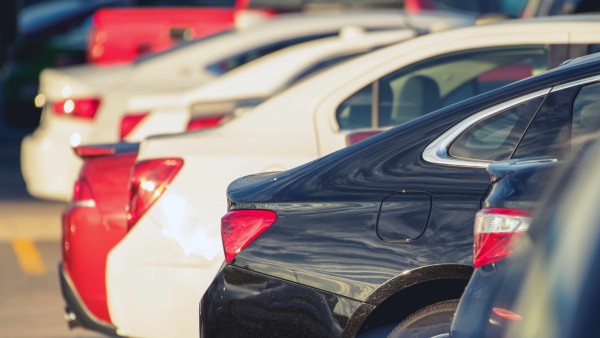Imagen de un concesionario de coches Imagen de un concesionario de coches