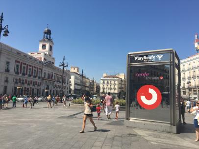 La Puerta del Sol, en Madrid