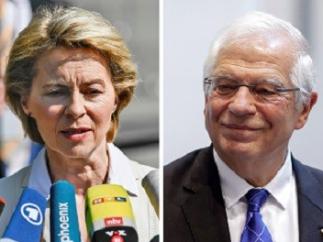 Von der Leyen, Borrell y Lagarde