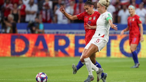 Estados Unidos e Inglaterra en semifinales del Mundial femenino Estados Unidos e Inglaterra en semifinales del Mundial femenino