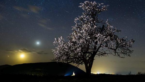 Un meteorito surca el cielo Un meteorito surca el cielo
