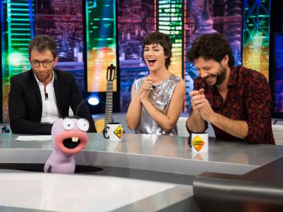 Úrsula Corberó y Álvaro Morte, en 'El hormiguero'.