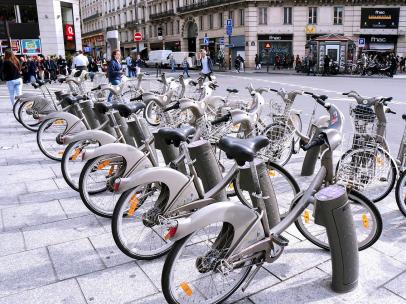Bicicletas eléctricas en París
