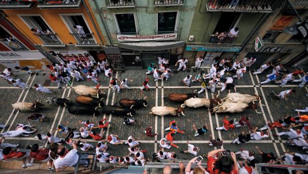 Segundo encierro rápido y ordenado Segundo encierro rápido y ordenado