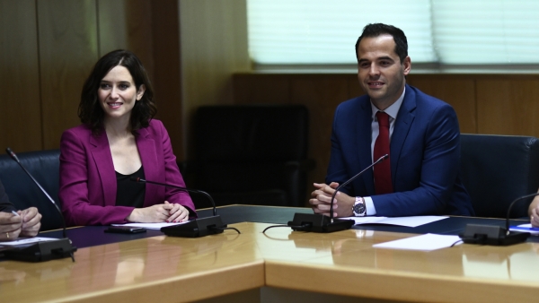 Ignacio Aguado y Isabel Díaz Ayuso Ignacio Aguado y Isabel Díaz Ayuso