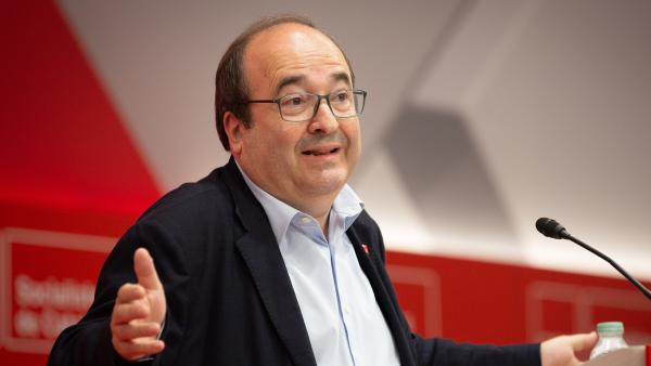 El primer secretario del PSC, Miquel Iceta, interviene ante el Consell Nacional del partido. El primer secretario del PSC, Miquel Iceta, interviene ante el Consell Nacional del partido.