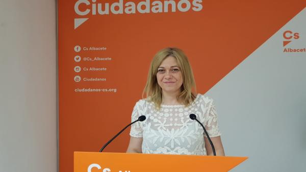 La portavoz del Ciudadanos en las Cortes regionales, Carmen Picazo La portavoz del Ciudadanos en las Cortes regionales, Carmen Picazo