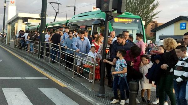 Usuarios del metro en el Corpus Usuarios del metro en el Corpus