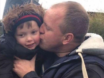Ollie Jones y su padre Lloyd