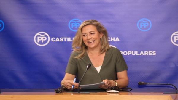 La portavoz del Grupo Parlamentario Popular, Lola Merino La portavoz del Grupo Parlamentario Popular, Lola Merino