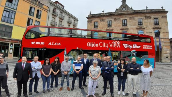 Presentación del Bus Turístico de Gijón Presentación del Bus Turístico de Gijón