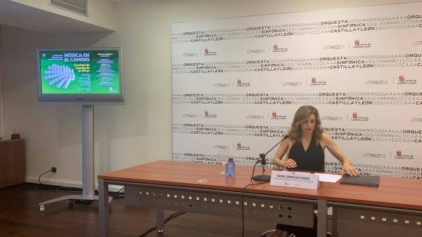 La directora de Políticas Culturales, Mar Sancho, en la presentación de la programación veraniega de la OSCyL. La directora de Políticas Culturales, Mar Sancho, en la presentación de la programación veraniega de la OSCyL.