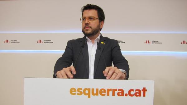 El vicepresidente del Govern y número tres de ERC Pere Aragonès. El vicepresidente del Govern y número tres de ERC Pere Aragonès.