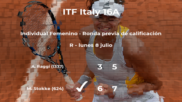 Melanie Stokke pasa a la siguiente fase del torneo de Torino Melanie Stokke pasa a la siguiente fase del torneo de Torino