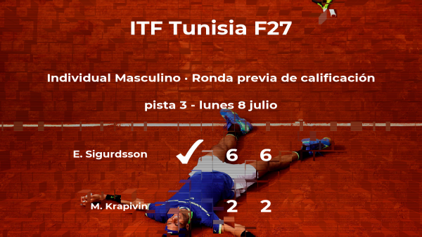 Triunfo de Egill Sigurdsson en la ronda previa de calificación Triunfo de Egill Sigurdsson en la ronda previa de calificación