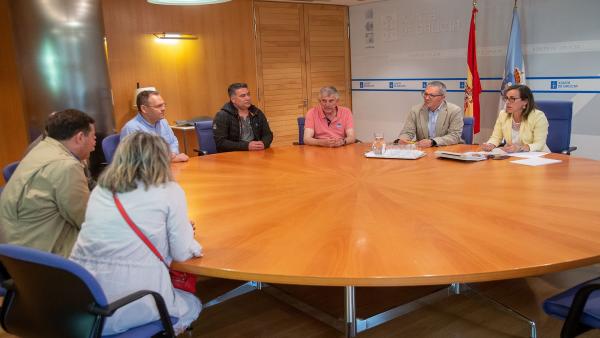 Reunión de la Xunta con transportistas del carbón Reunión de la Xunta con transportistas del carbón