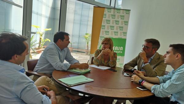 García-Pelayo en la reunión con directivos de Asaja Cádiz García-Pelayo en la reunión con directivos de Asaja Cádiz