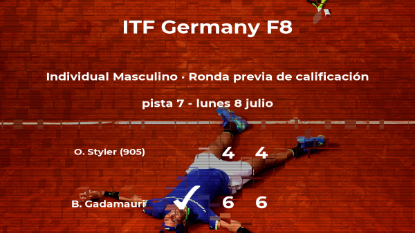 Buvaysar Gadamauri gana en la ronda previa de calificación del torneo de Marburgo Buvaysar Gadamauri gana en la ronda previa de calificación del torneo de Marburgo
