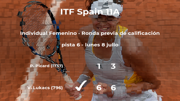 La tenista Vanda Lukacs gana en la ronda previa de calificación del torneo de Getxo La tenista Vanda Lukacs gana en la ronda previa de calificación del torneo de Getxo
