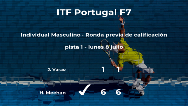 Harry David Meehan gana a Joao Varao en la ronda previa de calificación Harry David Meehan gana a Joao Varao en la ronda previa de calificación