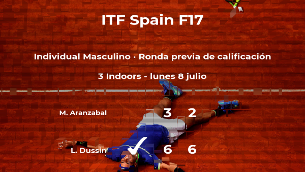 El tenista Mikel Aranzabal cae eliminado en la ronda previa de calificación del torneo de Getxo El tenista Mikel Aranzabal cae eliminado en la ronda previa de calificación del torneo de Getxo