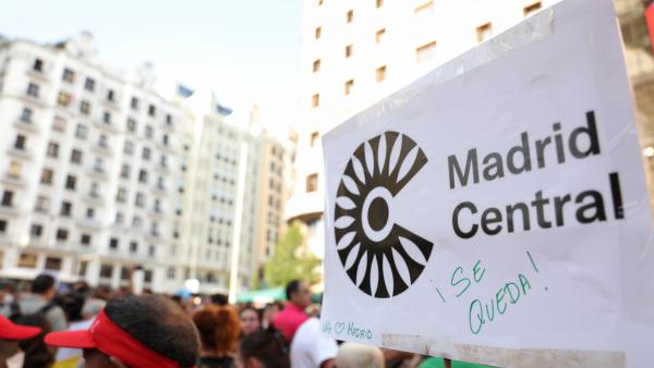 Manifestación a favor de Madrid Central Manifestación a favor de Madrid Central