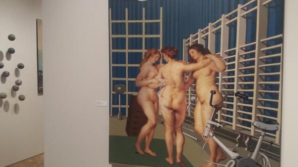Una de las obras de la exposición 'Isabel Oliver. Cuarenta años de arte comprometido (1970-2009)', Una de las obras de la exposición 'Isabel Oliver. Cuarenta años de arte comprometido (1970-2009)',