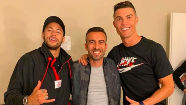 Neymar y Cristiano en Turin Neymar y Cristiano en Turin