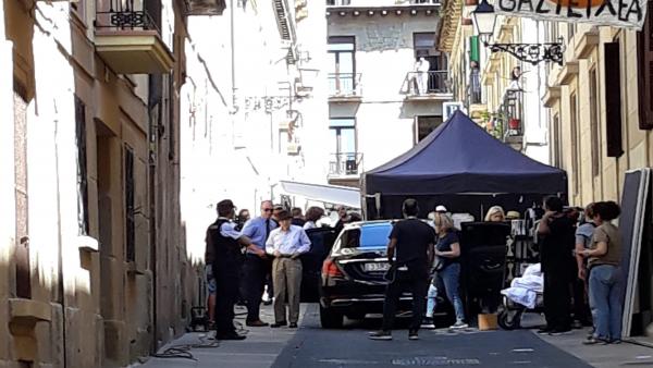 Rodaje de la nueva película de Woody Allen en San Sebastián Rodaje de la nueva película de Woody Allen en San Sebastián