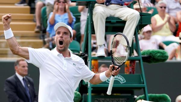 Roberto Bautista en Wimbledon Roberto Bautista en Wimbledon