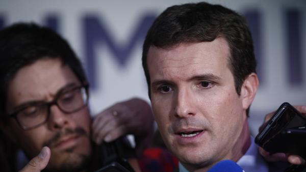 El president del Partit Popular, Pablo Casado El president del Partit Popular, Pablo Casado