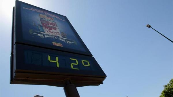 Termómetro con calor Termómetro con calor