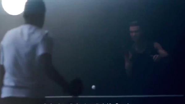 Neymar y Cristiano Ronaldo se retan en ping pong Neymar y Cristiano Ronaldo se retan en ping pong