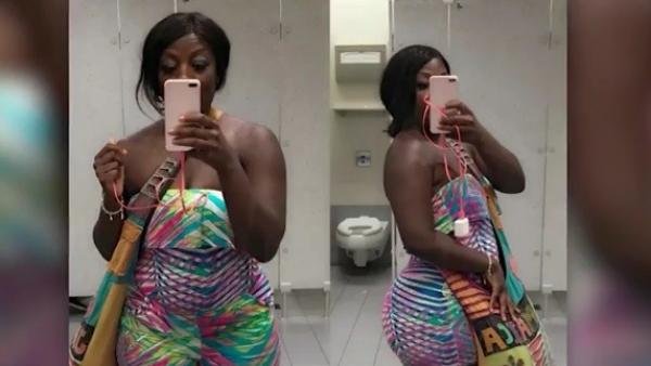 Ropa que llevaba Latisha Rowe cuando fue obligada a taparse por su vestimenta en un vuelo de American Airlines Ropa que llevaba Latisha Rowe cuando fue obligada a taparse por su vestimenta en un vuelo de American Airlines