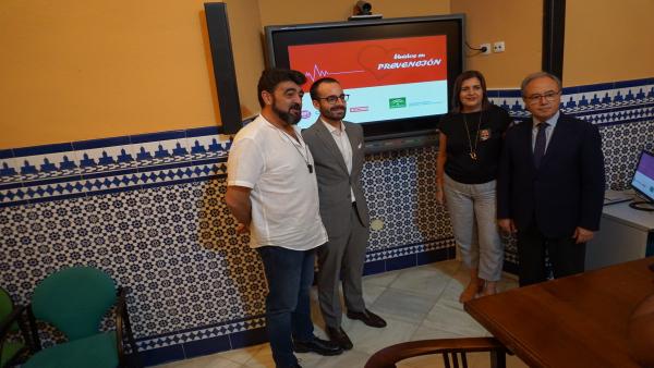 Herrador (centro) presenta 'Unidos en prevención' Herrador (centro) presenta 'Unidos en prevención'