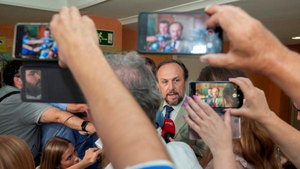 El negociador de Vox en la Región de Murcia, Luis Gestoso El negociador de Vox en la Región de Murcia, Luis Gestoso