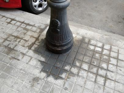 Orines de perros en aceras de València
