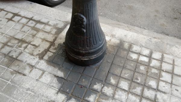 Orines de perros en aceras de València Orines de perros en aceras de València