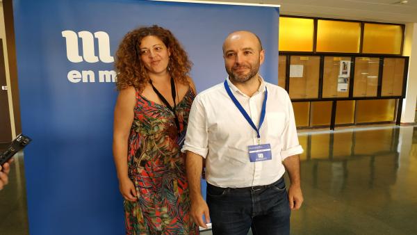 El portavoz y la viceportavoz de En Marea, Ana Seijas y Luís Villares. El portavoz y la viceportavoz de En Marea, Ana Seijas y Luís Villares.