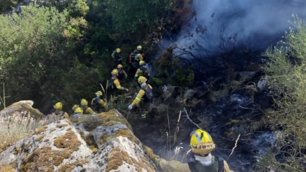 Incendio en Sotillo de la Adrada Incendio en Sotillo de la Adrada