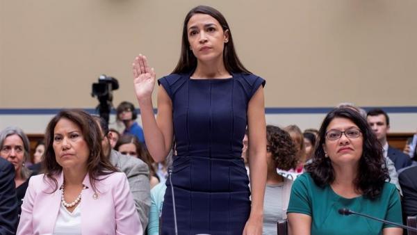 Verónica Escobar, Alexandria Ocasio-Cortez y Rashida Tlaib Verónica Escobar, Alexandria Ocasio-Cortez y Rashida Tlaib