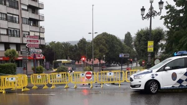 Imagen de incidencias por las tormentas. Imagen de incidencias por las tormentas.