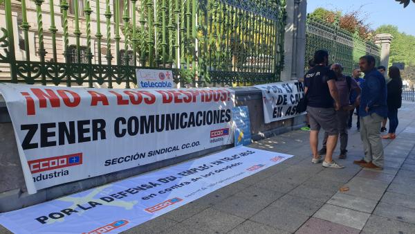 Protestas de los trabajadores de Zener. Protestas de los trabajadores de Zener.