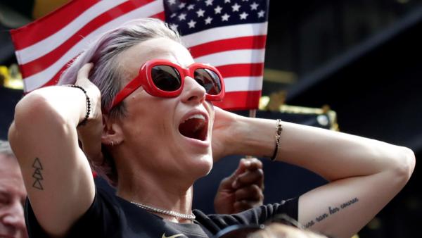 Megan Rapinoe, en el ojo del huracán Megan Rapinoe, en el ojo del huracán