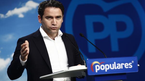 El secretario general del Partido Popular, Teodoro García Egea, en rueda de prensa en la sede nacional del partido tras la reunión del Comité de Dirección del PP. El secretario general del Partido Popular, Teodoro García Egea, en rueda de prensa en la sede nacional del partido tras la reunión del Comité de Dirección del PP.